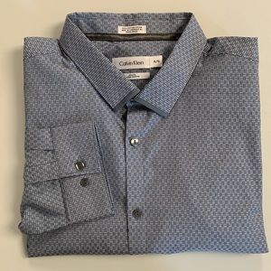 Calvin Klein slim fit button down shirt sz XL